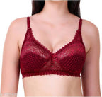 Lace Bralette – Unlined Non-Padded Bra for Natural Support - Net Bra