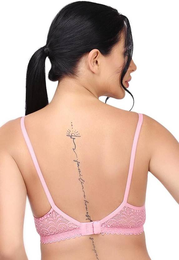 Lace Bralette – Unlined Non-Padded Bra for Natural Support - Net Bra