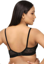 Lace Bralette – Unlined Non-Padded Bra for Natural Support - Net Bra
